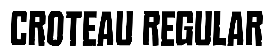 Croteau Regular Font Download Free